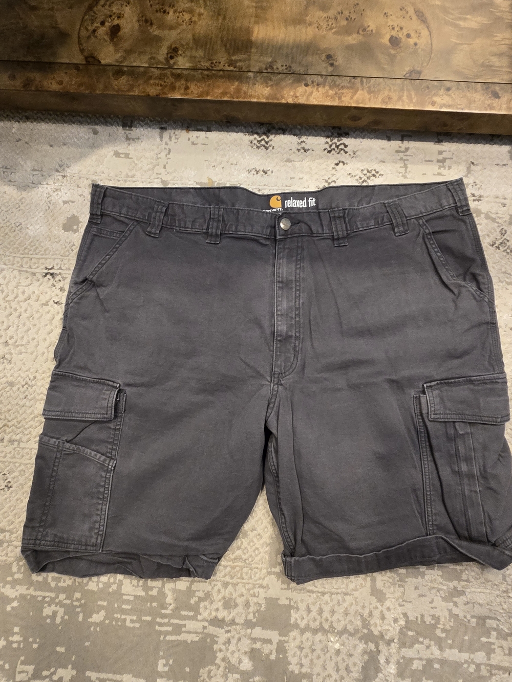 Carhartt Relaxed Fit Cargo Shorts - Charcoal Gray